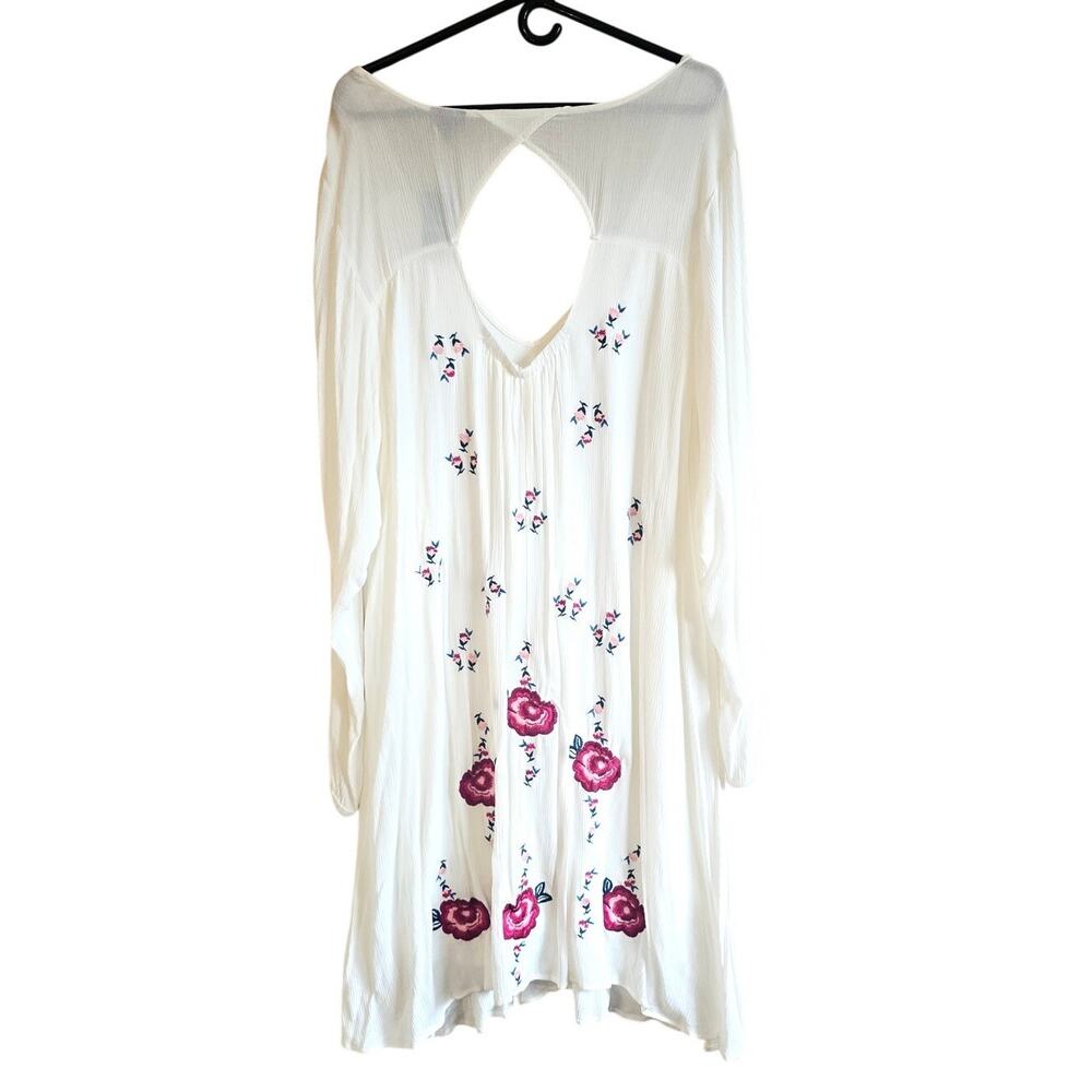 Torrid floral embroidered long sleeve dress nwt size 4x - Picture 4 of 9